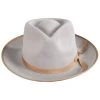 Scala Puebla Wool Felt Fedora Hat - Silverbelly -Brixton Hats shop 449955