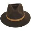 Brixton Hats Messer Wool Felt Fedora Hat - Brown/Beige -Brixton Hats shop 451902