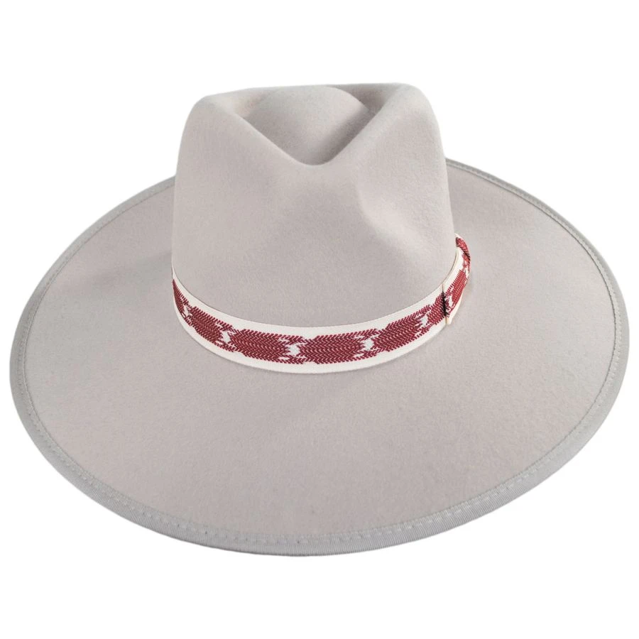 Brixton Hats Jo Wool Felt Rancher Fedora Hat 3 Brixton Hats Jo Wool Felt Rancher Fedora Hat