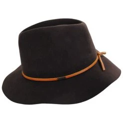 Brixton Hats Wesley Wool Felt Floppy Fedora Hat -Brixton Hats shop 456800