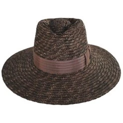 Brixton Hats Joanna Wheat Straw Fedora Hat - Desert