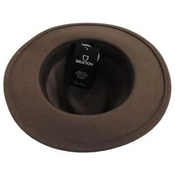Brixton Hats Messer Wool Felt Fedora Hat -Brixton Hats shop 461393