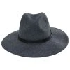 Brixton Hats Field Proper Wool Felt Fedora Hat - Dark Gray -Brixton Hats shop 462194
