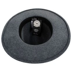 Brixton Hats Field Proper Wool Felt Fedora Hat - Dark Gray -Brixton Hats shop 462200