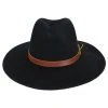 Brixton Hats Field Proper Wool Felt Fedora Hat - Black -Brixton Hats shop 462611