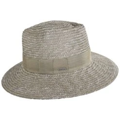 Brixton Hats Joanna Petite Brim Wheat Straw Fedora Hat - Sand -Brixton Hats shop 463293