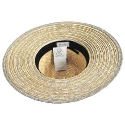 Brixton Hats Joanna Festival Wheat Straw Fedora Hat -Brixton Hats shop 463332