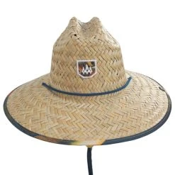Hemlock Hat Co Mariner Rush Straw Lifeguard Hat