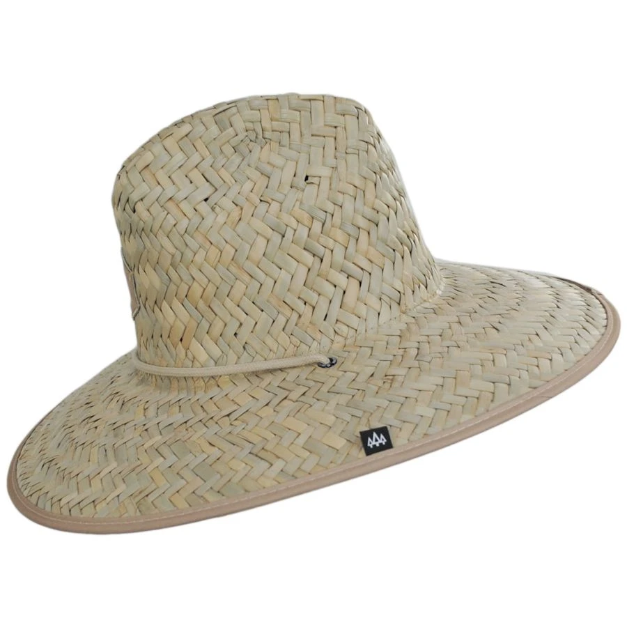 Hemlock Hat Co Mocha Straw Lifeguard Hat 4 Hemlock Hat Co Mocha Straw Lifeguard Hat - Image 2