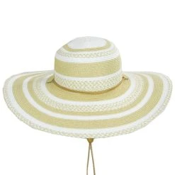 Cappelli Straworld Yuri Toyo Straw Striped Swinger Hat