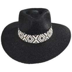 Nikki Beach Ashlyn Toyo Straw Fedora Hat