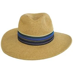 Karen Keith Horizon Toyo Braid Straw Fedora Hat