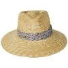 Brixton Hats Joanna Petite Brim Wheat Straw Fedora Hat - Natural/White -Brixton Hats shop 473183