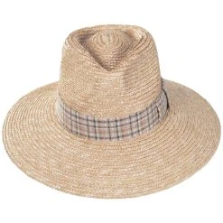 Brixton Hats Joanna Wheat Straw Fedora Hat - Tan