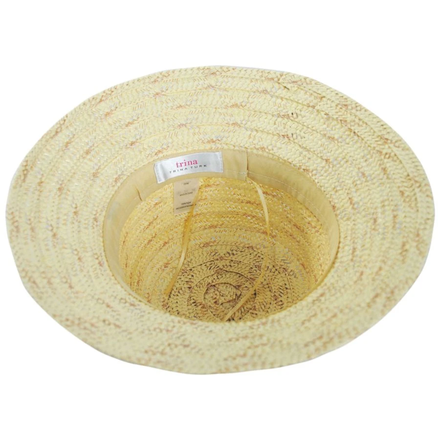 Trina Turk Oasis Toyo Braid Sun Hat 5 Trina Turk Oasis Toyo Braid Sun Hat - Image 3