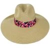 Trina Turk Azure Ultrabraid Toyo Straw Fedora Hat