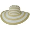 Tommy Bahama Stripe Lurex Toyo Straw Swinger Hat