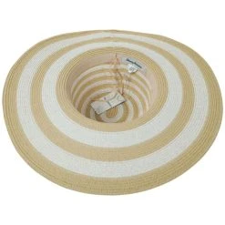 Tommy Bahama Stripe Lurex Toyo Straw Swinger Hat -Brixton Hats shop 473666
