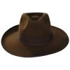 Brixton Hats Reno Wool Felt Fedora Hat - Coffee -Brixton Hats shop 474630