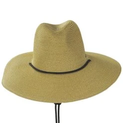 Brixton Hats Mitch Toyo Braid Lifeguard Hat - Tan