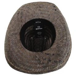 Brixton Hats Houston Rush Straw Cowboy Hat - Toffee -Brixton Hats shop 475067