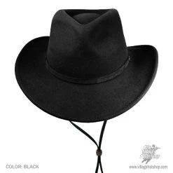 Scala Crushable Wool Felt Earflap Outback