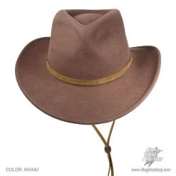 Scala Crushable Wool Felt Earflap Outback -Brixton Hats shop 48950