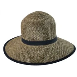 Cappelli Straworld Toyo Straw Braid Facesaver Hat - Coffee