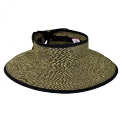Sur La Tete Roll Toyo Straw Braid Visor 6 Sur La Tete Roll Toyo Straw Braid Visor -Brixton Hats shop 92056