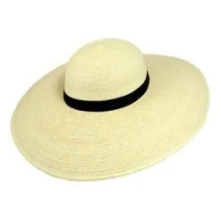 Sunbody Hats Swinger 5-inch Wide Brim Guatemalan Palm Leaf Straw Hat