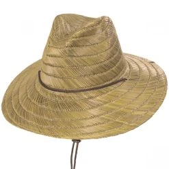 Brixton Hats Bells Rush Straw Lifeguard Hat - Tan