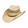 Stetson Madrid Raffia Straw Western Hat 2 Stetson Madrid Raffia Straw Western Hat -Brixton Hats shop size s
